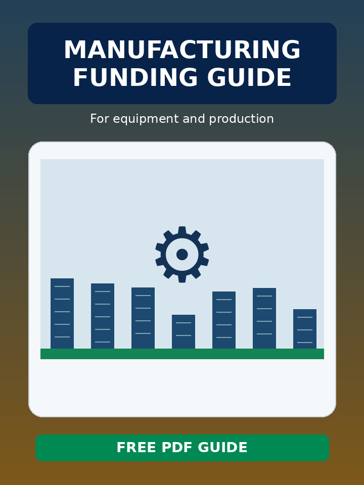 Manufacturing Funding Guide cover