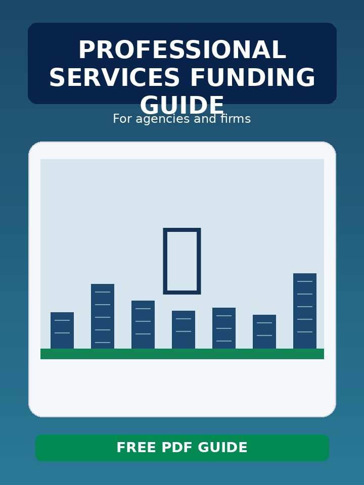 Professional Services Funding Guide cover